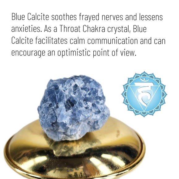 Blue Calcite Crystal - Picture 3 of 5